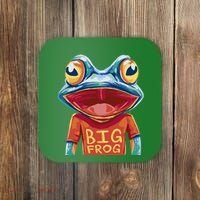 Happy Frog With Big Eyes Coaster thumb 0