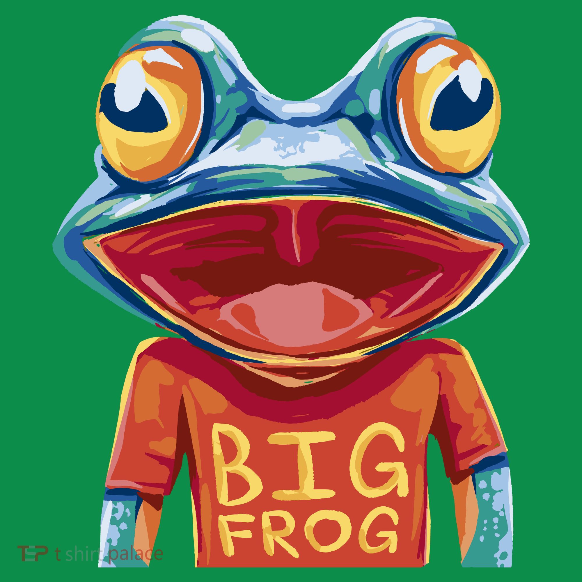Happy Frog With Big Eyes Pajama Set