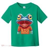 Happy Frog With Big Eyes Toddler T-Shirt thumb 0