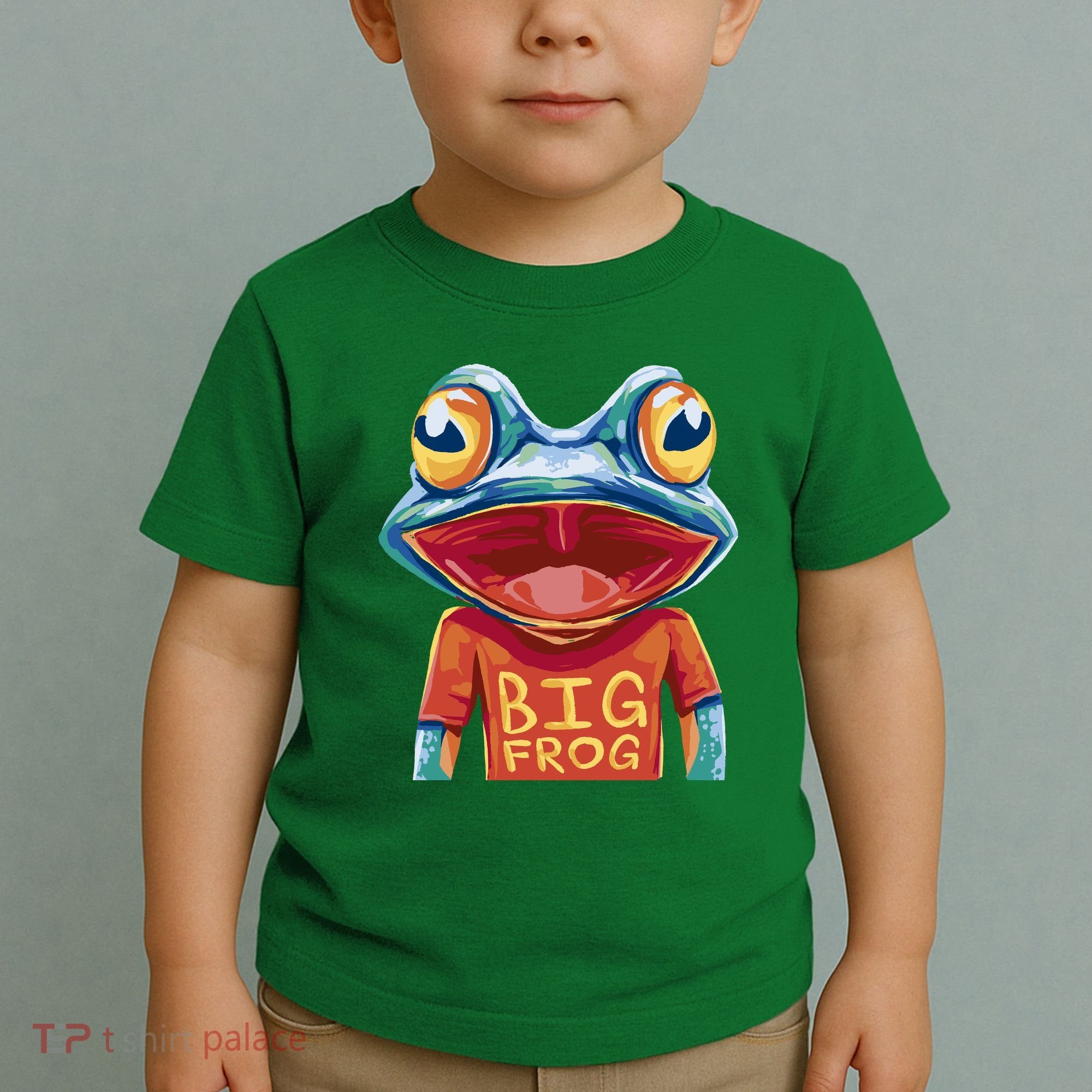 Happy Frog With Big Eyes Toddler T-Shirt