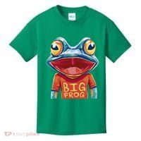 Happy Frog With Big Eyes Kids T-Shirt thumb 0