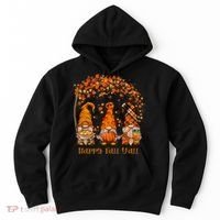 Happy Fall Y'all Gnome Autumn Gnomes Pumpkin Spice Season Hoodie thumb 0