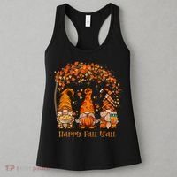 Happy Fall Y'all Gnome Autumn Gnomes Pumpkin Spice Season Women's Tank Top thumb 3