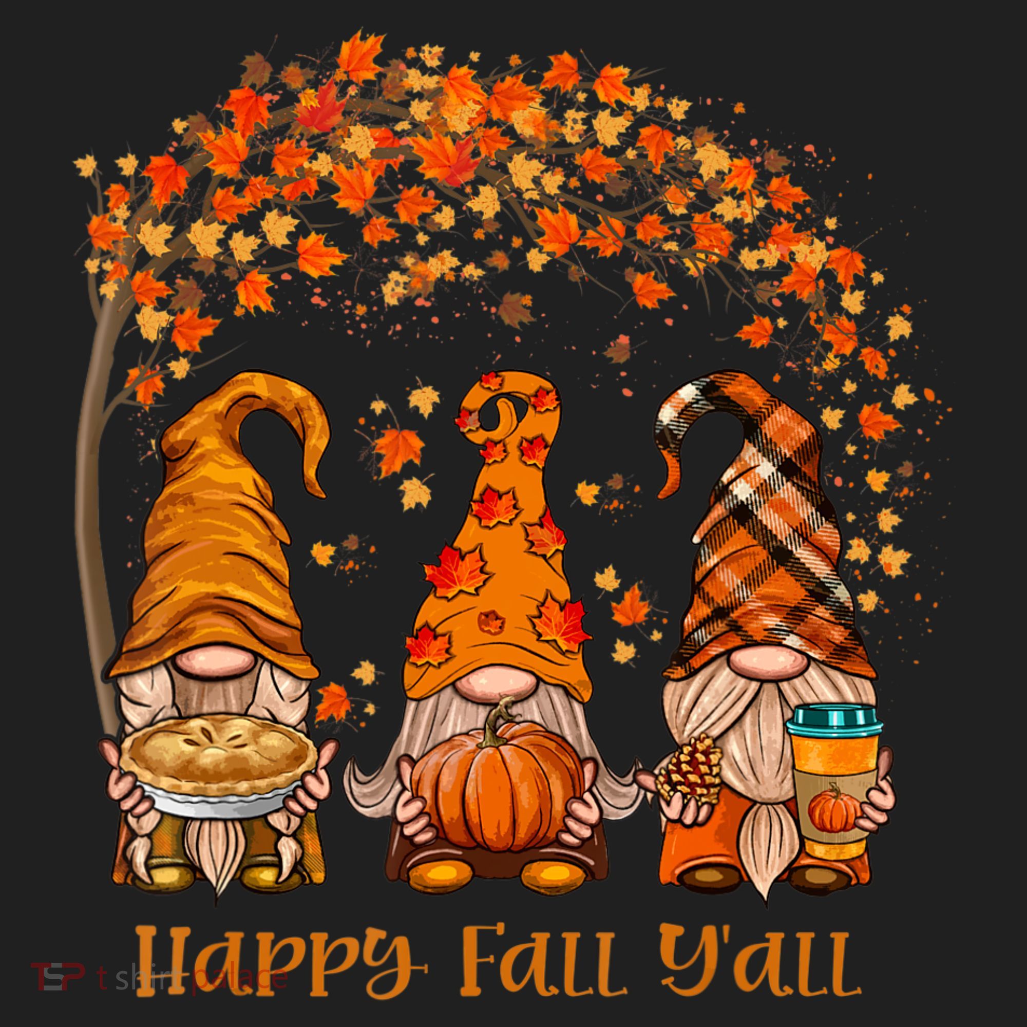 Happy Fall Y'all Gnome Autumn Gnomes Pumpkin Spice Season Hat