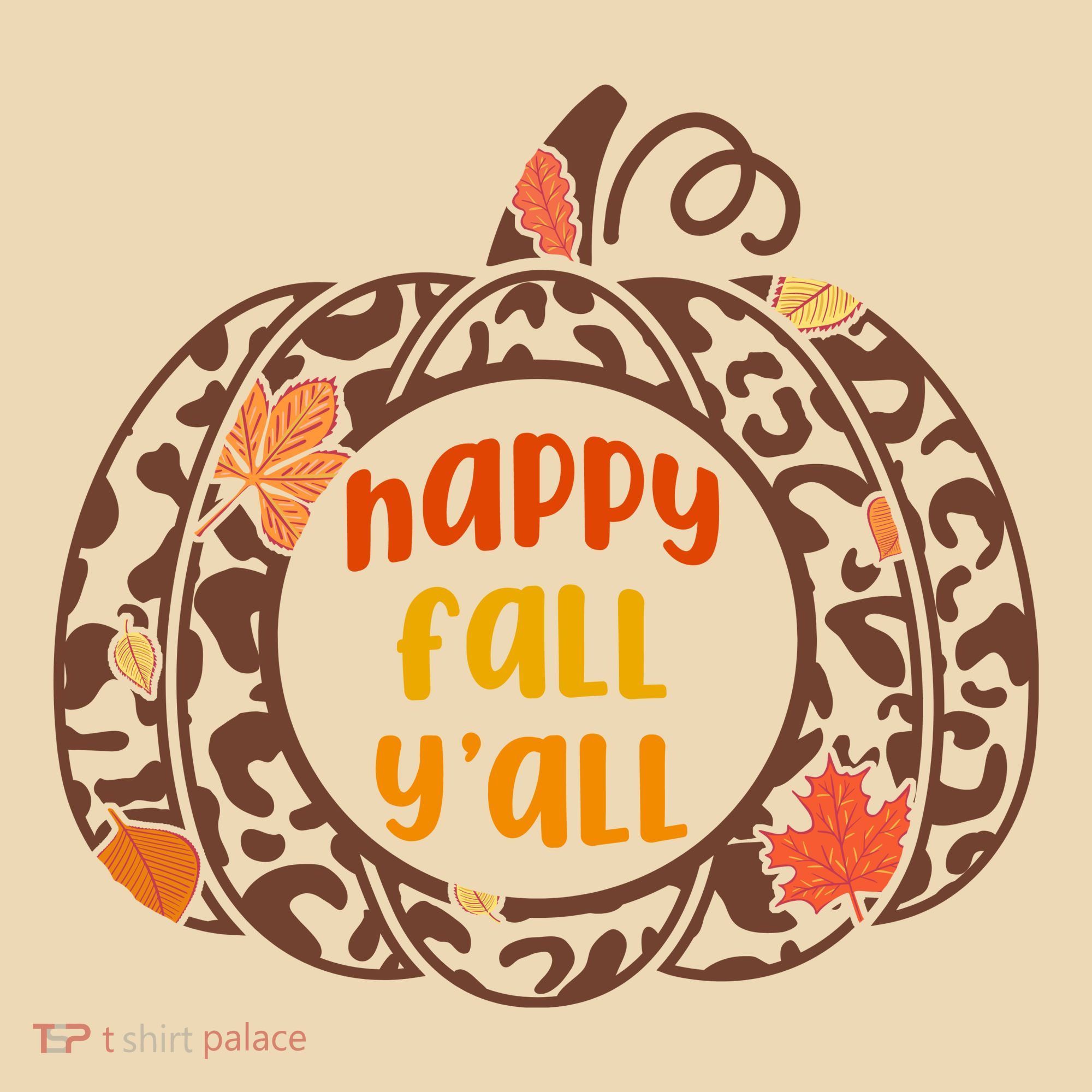 Happy Fall Yall Festive Pumpkin Tote Bag