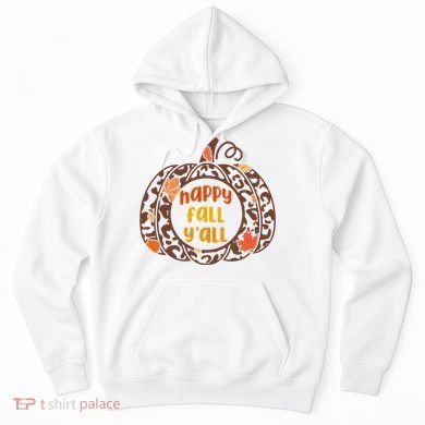 Happy Fall Yall Festive Pumpkin Hoodie
