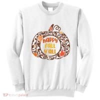 Happy Fall Yall Festive Pumpkin Sweatshirt thumb 0