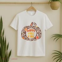 Happy Fall Yall Festive Pumpkin T-Shirt thumb 2