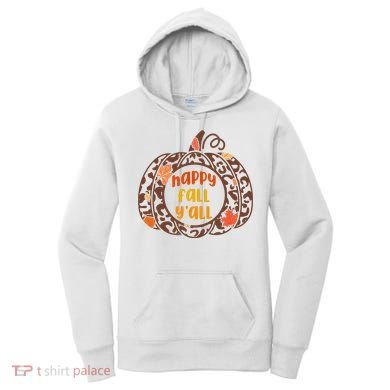 Happy Fall Yall Festive Pumpkin Women's Hoodie