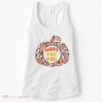 Happy Fall Yall Festive Pumpkin Women's Tank Top thumb 0