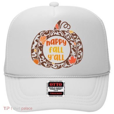 Happy Fall Yall Festive Pumpkin Hat