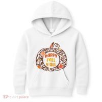 Happy Fall Yall Festive Pumpkin Kids Hoodie thumb 0