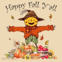 Happy Fall Yall Scarecrow Pumpkin Thanksgiving Halloween Tote Bag thumb 4
