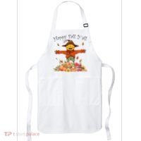 Happy Fall Yall Scarecrow Pumpkin Thanksgiving Halloween Apron thumb 0