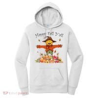 Happy Fall Yall Scarecrow Pumpkin Thanksgiving Halloween Women's Hoodie thumb 0