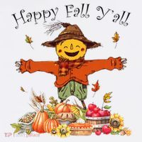 Happy Fall Yall Scarecrow Pumpkin Thanksgiving Halloween Women's Hoodie thumb 2