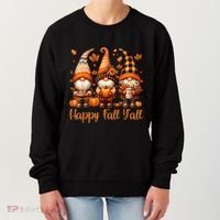 Happy Fall YAll Gnome Pumpkin Autumn Thanksgiving Women's Sweatshirt thumb 0