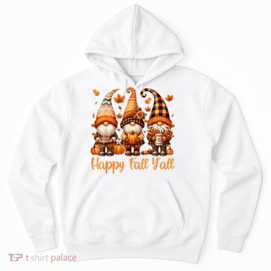 Happy Fall YAll Gnome Pumpkin Autumn Thanksgiving Hoodie