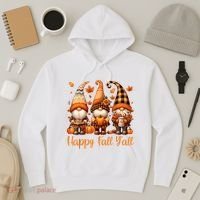 Happy Fall YAll Gnome Pumpkin Autumn Thanksgiving Hoodie thumb 3