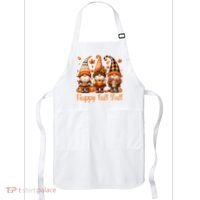 Happy Fall YAll Gnome Pumpkin Autumn Thanksgiving Apron thumb 0