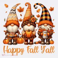 Happy Fall YAll Gnome Pumpkin Autumn Thanksgiving Women's Hoodie thumb 2
