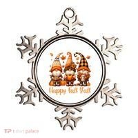 Happy Fall YAll Gnome Pumpkin Autumn Thanksgiving Ornament thumb 0