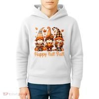 Happy Fall YAll Gnome Pumpkin Autumn Thanksgiving Kids Hoodie thumb 4