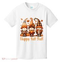Happy Fall YAll Gnome Pumpkin Autumn Thanksgiving Kids T-Shirt thumb 0