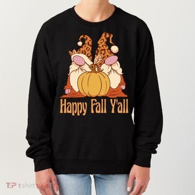 Happy Fall Y'all Gnome Cute Pumpkin Women's Sweatshirt