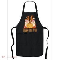 Happy Fall Y'all Gnome Cute Pumpkin Apron thumb 0