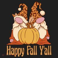 Happy Fall Y'all Gnome Cute Pumpkin Beanie thumb 2