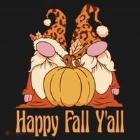 Happy Fall Y'all Gnome Cute Pumpkin Women's Hoodie thumb 2