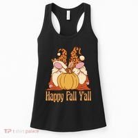 Happy Fall Y'all Gnome Cute Pumpkin Women's Tank Top thumb 0