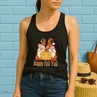 Happy Fall Y'all Gnome Cute Pumpkin Women's Tank Top thumb 2