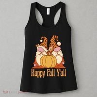 Happy Fall Y'all Gnome Cute Pumpkin Women's Tank Top thumb 3