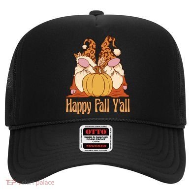 Happy Fall Y'all Gnome Cute Pumpkin Hat