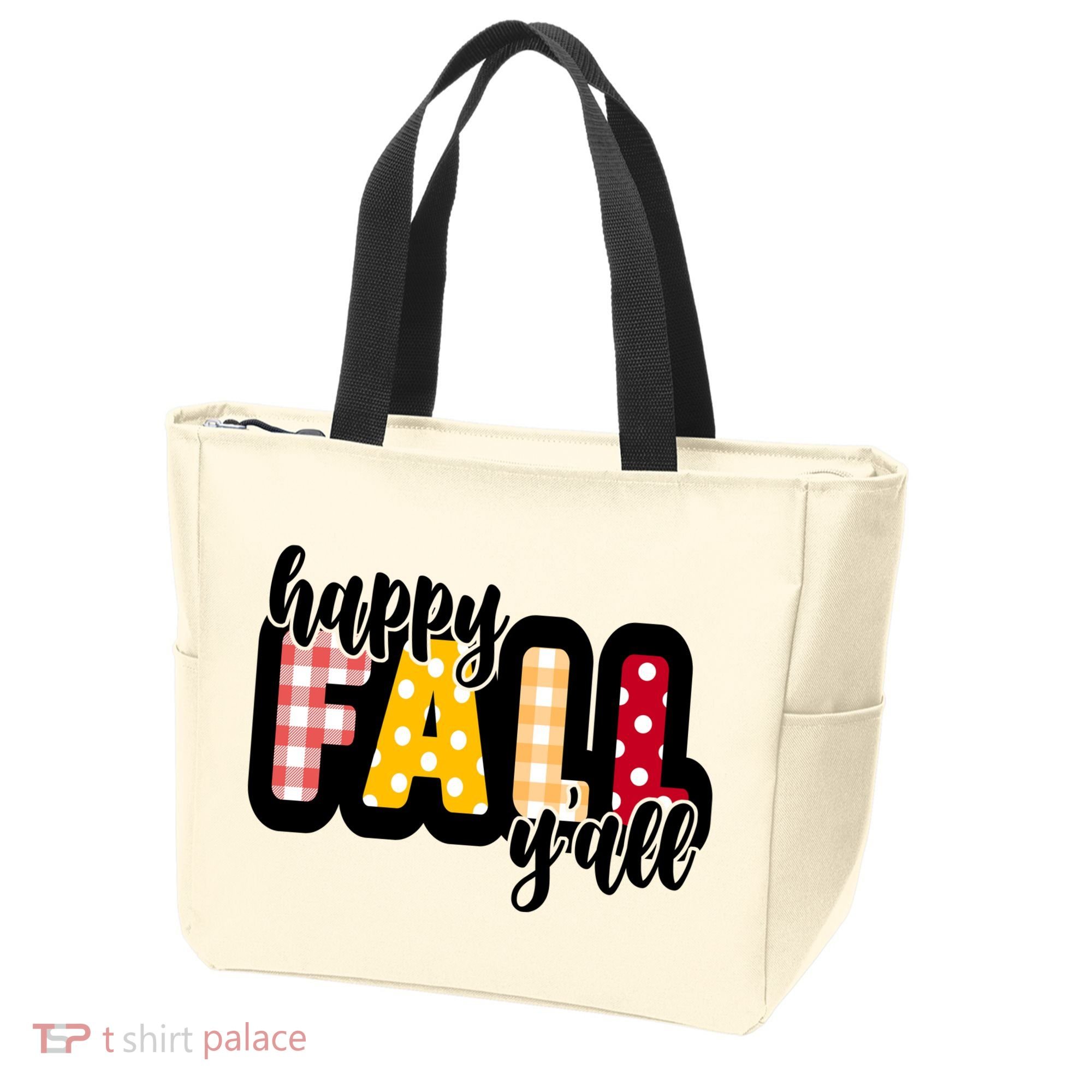 Happy Fall Yall Cozy Tote Bag