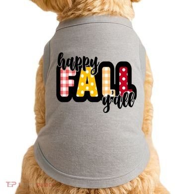 Happy Fall Yall Cozy Doggie Tank