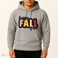 Happy Fall Yall Cozy Hoodie thumb 2