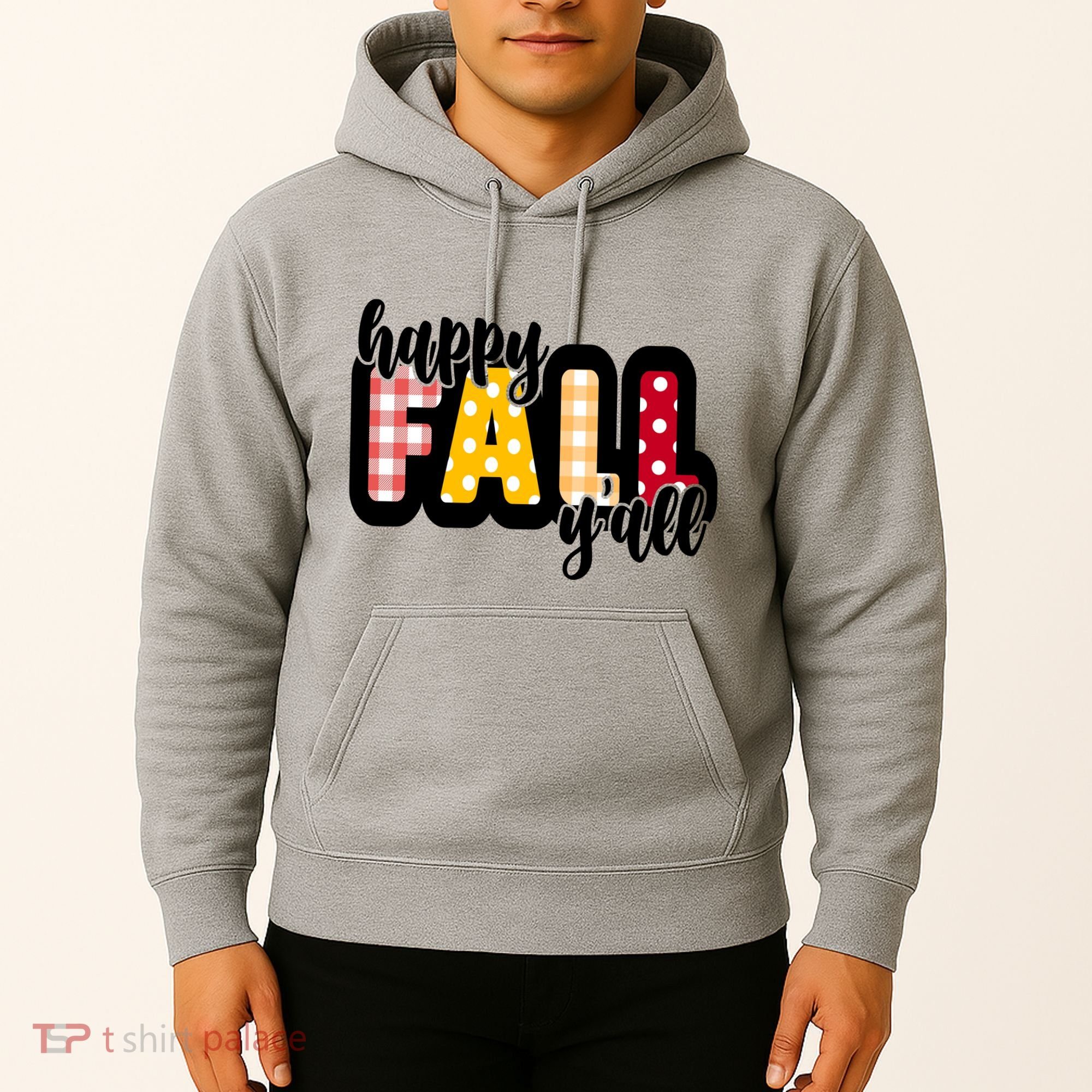 Happy Fall Yall Cozy Hoodie