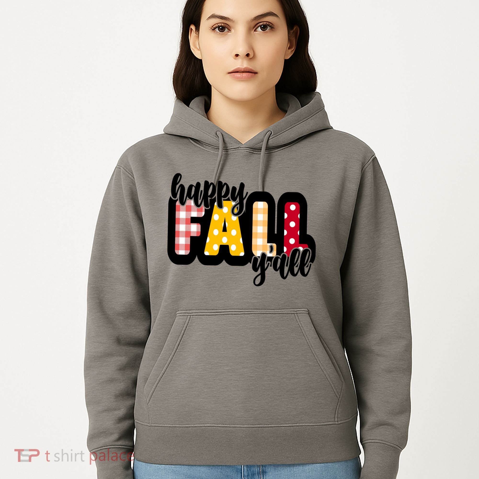 Happy Fall Yall Cozy Hoodie