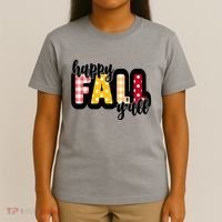 Happy Fall Yall Cozy T-Shirt thumb 4