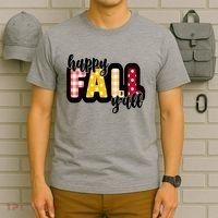 Happy Fall Yall Cozy T-Shirt thumb 6