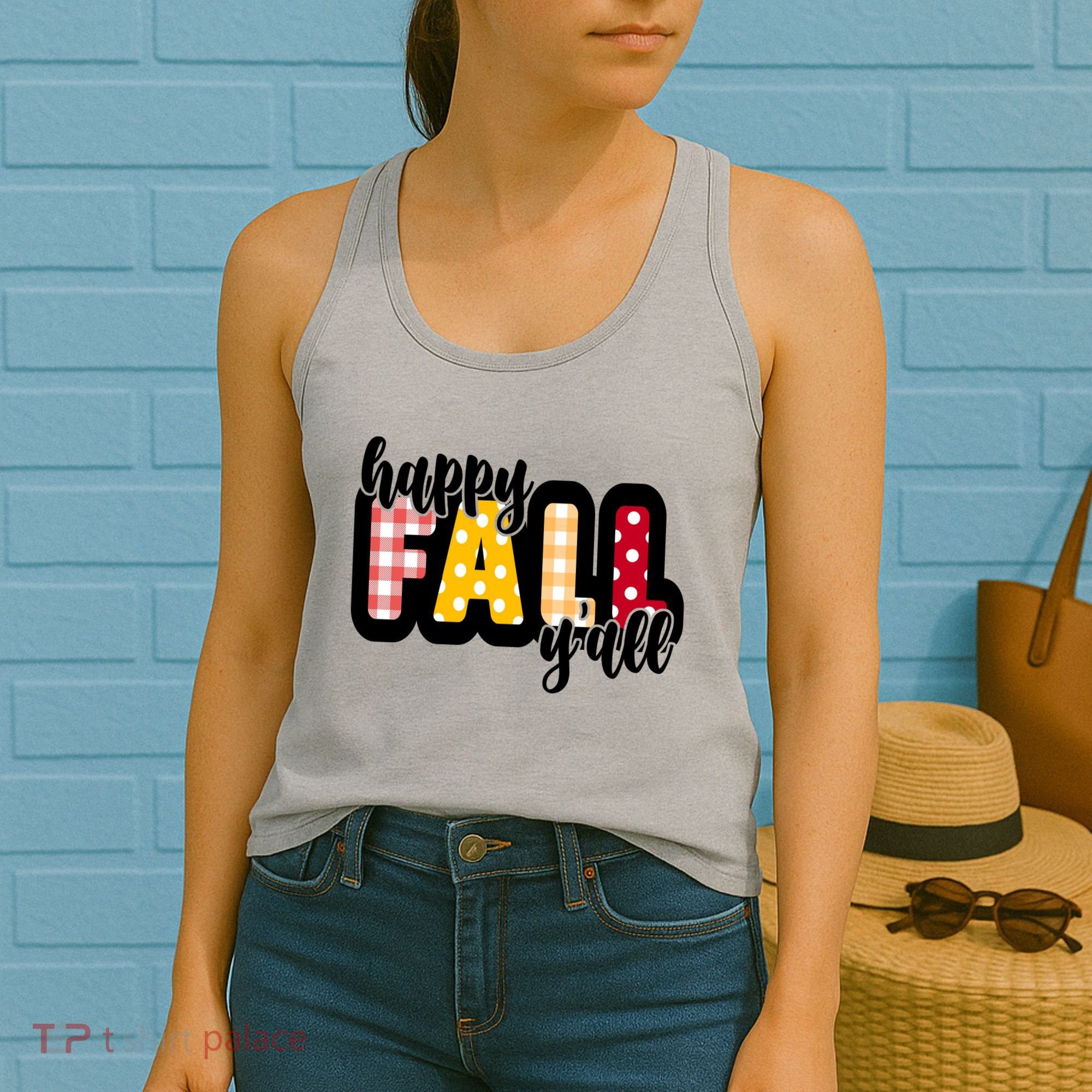 Happy Fall Yall Cozy Women's Tank Top