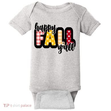 Happy Fall Yall Cozy Baby Bodysuit