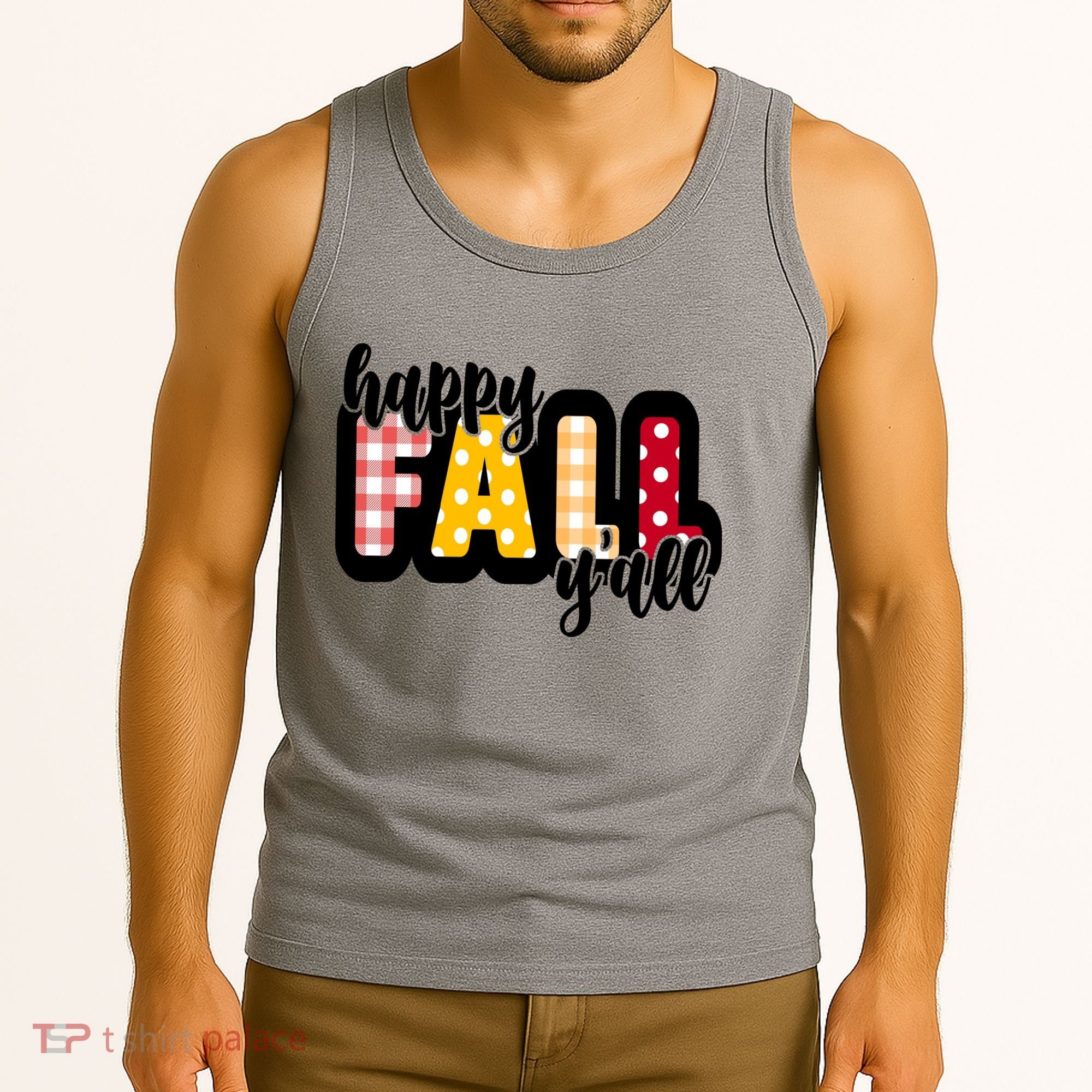 Happy Fall Yall Cozy Tank Top