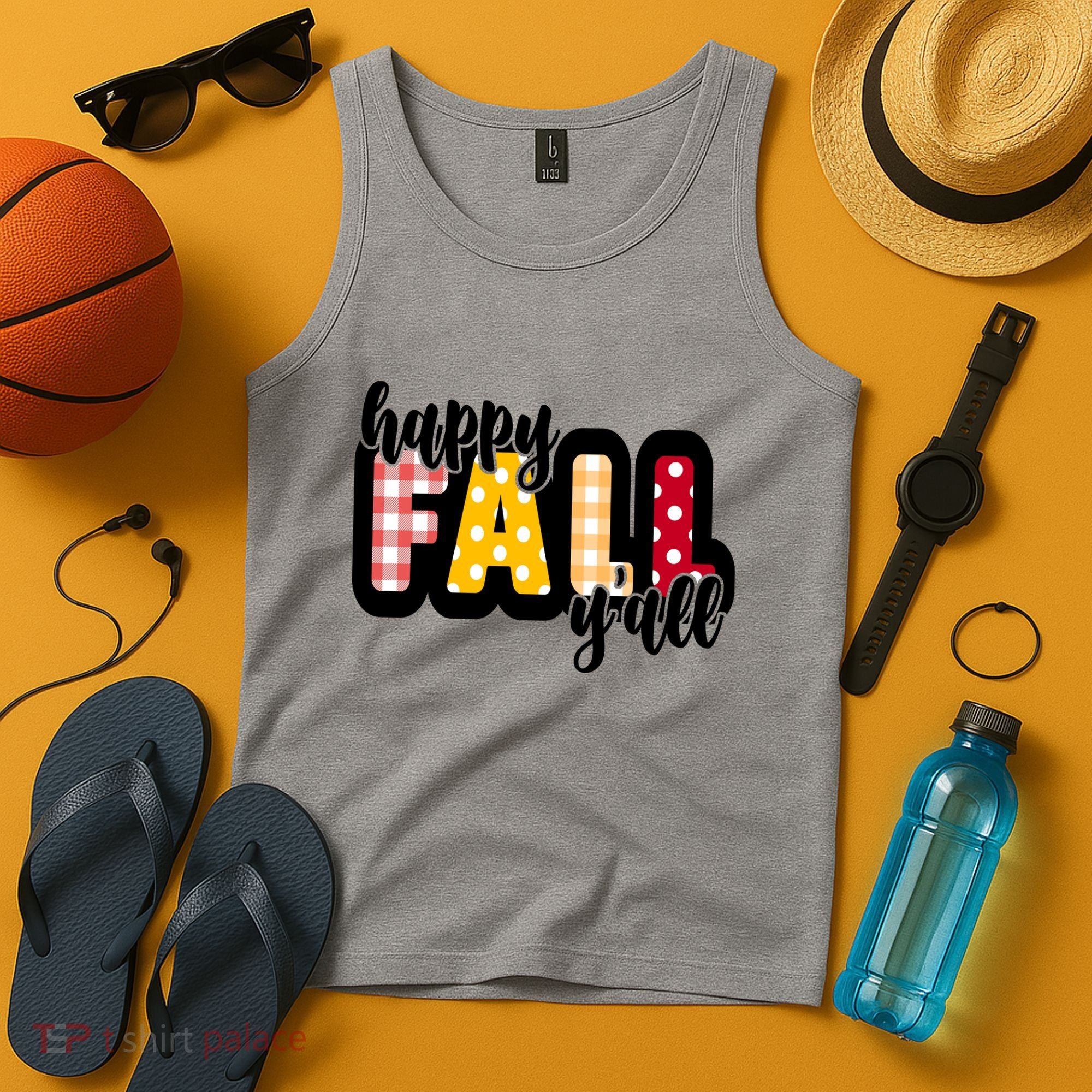 Happy Fall Yall Cozy Tank Top