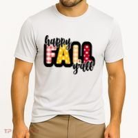 Happy Fall Yall Cozy Cooling Performance Crew T-Shirt thumb 2