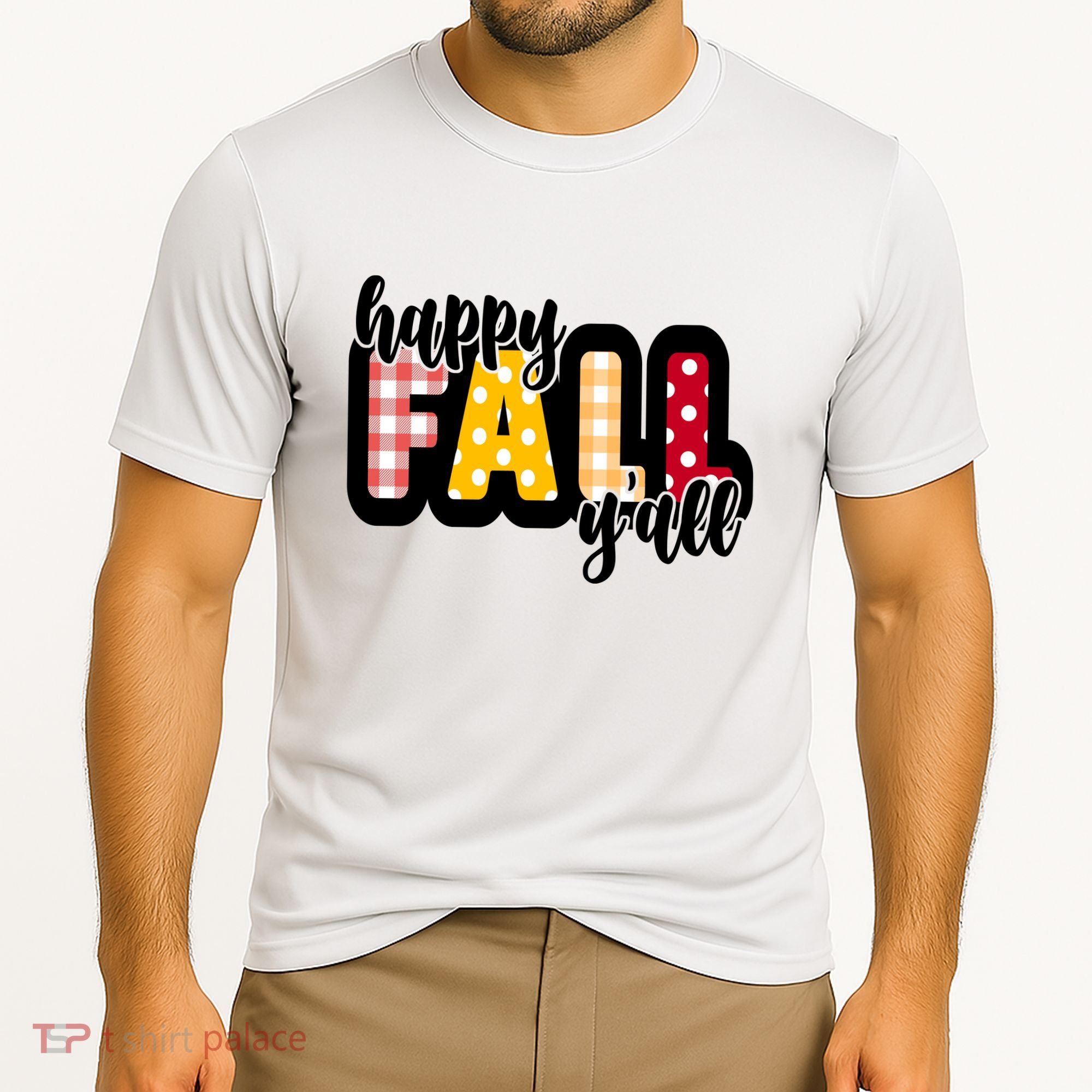 Happy Fall Yall Cozy Cooling Performance Crew T-Shirt