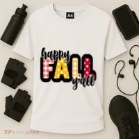 Happy Fall Yall Cozy Cooling Performance Crew T-Shirt thumb 3